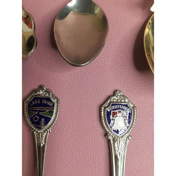 Vintage Lot of 10Souvenir Collector's Spoon‎ - Picture 5 of 9